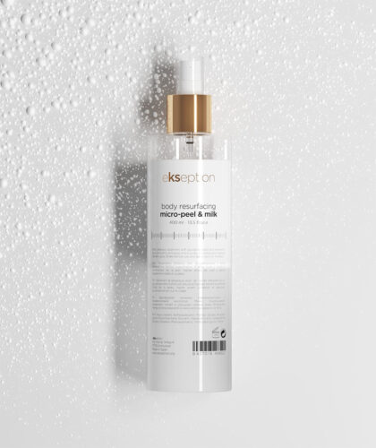 Body resurfacing micro-peel & milk