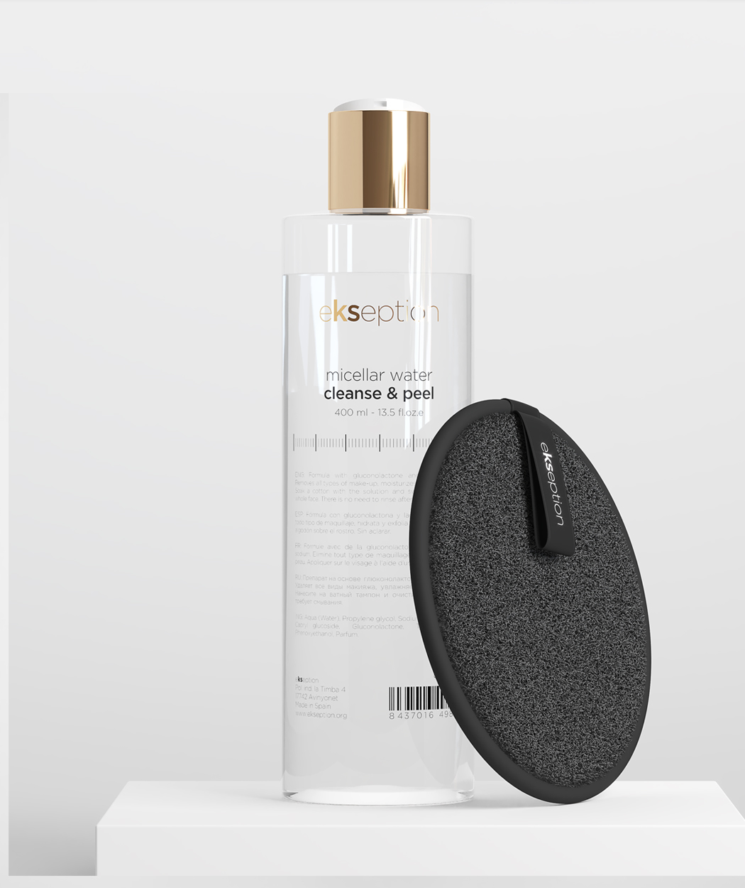 Micellar water cleanse & peel